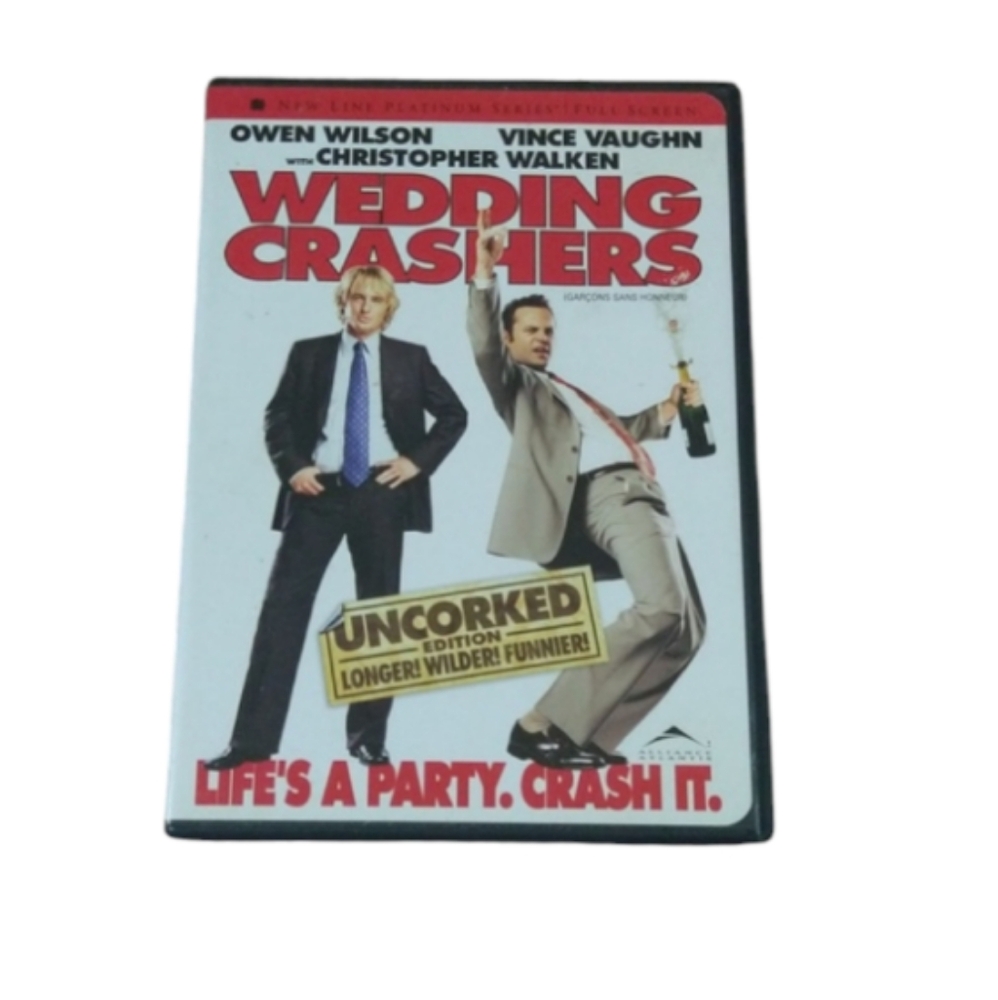 Wedding Crashers DVD Movie Starring Owen Wilson & Vince Vaughan Comedy